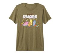 Care Bears: Unlock the Magic I Want S'more Campfire Group Premium T-Shirt