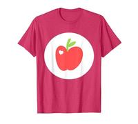 Care Bears: Unlock The Magic Smart Heart Bear Belly T-Shirt, Herren, Rot Meliert, 3XL