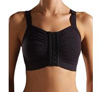 CAREFIX Mary Kompressions BH nach Brust OP | Kompressionsstufe 2 | postoperativer Stütz BH mit Vorderverschluss & verstellbaren Trägern | atmungsaktiv, nahtlos & narbenfreundlich | maschinenwaschbar