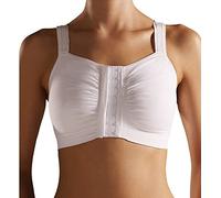 CAREFIX Mary Kompressions BH nach Brust OP | Kompressionsstufe 2 | postoperativer Stütz BH mit Vorderverschluss & verstellbaren Trägern | atmungsaktiv, nahtlos & narbenfreundlich | maschinenwaschbar