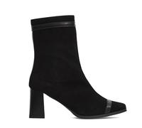 Carel Paris Stiefel - Ankle Boot With Graphic 'T' Cut And Flared Heel - Gr. 39 (EU) - in Schwarz - für Damen