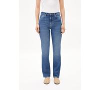 CARENAA | Jeans Straight Leg Mid Waist Bio-Baumwoll Mix Comfort-Stretch - blau (28-32)