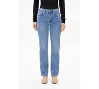 CARENAA MID STRAIGHT JEANS | Bio-Baumwoll-Mix Comfort Stretch - blau (27-34)
