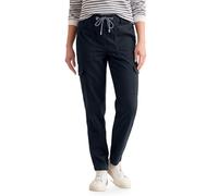 Cecil Damen Cargo-Hose im Washed-Look in Blau, Gr: L