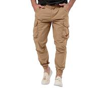 Cargo-Kampfhose für Herren, vielseitige Arbeitshose, athletische Passform, stilvolle Lounge-Hose, schmales Bein, Trainingshose, lässige Jogger, Outdoor-Trainingshose, mehrere Reißverschlusstaschen,
