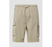 Cargo-Short aus strukturierter Ware L Beige 2169408.8085.L