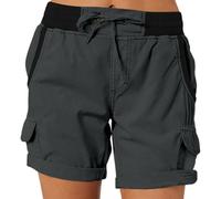 Cargo Shorts Damen Sommer, Cargohose Damen Kurz Y2k Bermuda Shorts Sport Kurze Hose Cargo Wanderhose Kurz Sport Mit Tasche Sommershorts Leicht Lässige Cargoshorts Mini Sweatshorts Teenager
