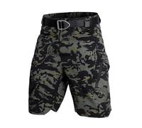 Cargo Shorts Herren Sommer Kurze Hosen Outdoor Jogginghose Wanderhose mit Taschen Arbeitshosen Lässig Cargohose Bequeme Freizeithose Stretch Bermudashort Chino Short Arbeitsshorts(#B Dark Green,3XL)