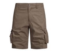 Cargo Shorts Herren Stretch Kurze Hose mit Reißverschluss Bermuda Hose Abriebfeste Arbeitshose Sommer Trekking-Hosen Komfortabel Freizeitshorts Pants Cargohose mit Seitentaschen(#A Coffee,31)