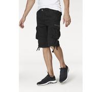 Cargobermudas ALPHA INDUSTRIES "Jet Short", Herren, Gr. 32, N-Gr, schwarz, Web, Obermaterial: 100% Baumwolle, unifarben, normal knieumspielend, Hosen (24635406-32) schwarz