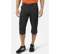 Cargobermudas HERO BY JOHN MEDOOX "Hero by John Medoox Shorts Trekking", Herren, Gr. 33, grau (schwarz asphalt), Sweatware, 100% Baumwolle, gerade kurz, Hosen, Bermuda Casual Funktionsqualität für Her