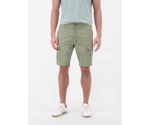 Cargobermudas LERROS "Cargo Bermuda aus hautfreundlichem Baumwollmix", Herren, Gr. 31, tinted grau, 66% Baumwolle, 32% Nylon, 2% Elasthan, Hosen (20084111-31) tinted grau