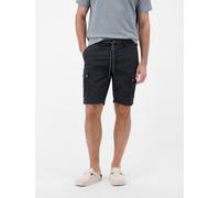 Cargobermudas LERROS "Cargo Bermuda aus hautfreundlichem Baumwollmix", Herren, Gr. 34, schwarz (blau night), 66% Baumwolle, 32% Nylon, 2% Elasthan, Hosen (61670955-34) blau night