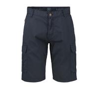Cargobermudas LERROS, Herren, Gr. 40, N-Gr, blau night, Web, Obermaterial: 100% Baumwolle, unifarben, normal knielang, Hosen, mit seitlichen Taschen (82171706-40) blau night