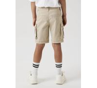 Cargobermudas NAME IT "NKMRYAN REG TWI L SHORTS 6776-BA NOOS", Jungen, Gr. 134, N-Gr, oxford tan (blank), Twill, Obermaterial: 98% Baumwolle, 2% Elasthan, unifarben, regular fit kurz, Hosen, Baumwollm