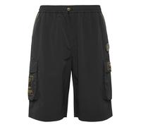 Cargobermudas PLEIN SPORT "Shorts", Herren, Gr. M, US-Größen, schwarz (0294, schwarz, lightgold), Obermaterial: 100% Polyamid, Hosen (58907432-M) 0294, schwarz, lightgold