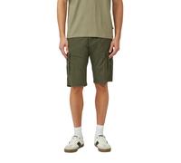 Cargobermudas S.OLIVER, Damen, Gr. 34, N-Gr, grün, Web, Obermaterial: 100% Baumwolle, bequem kniefrei, Hosen, Ziernaht, Schmuck-Detail (18375642-34) grün