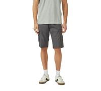 Cargobermudas S.OLIVER, Herren, Gr. 31, N-Gr, grau, Web, Obermaterial: 100% Baumwolle, bequem kniefrei, Hosen, Ziernaht, Schmuck-Detail (27952841-31) grau