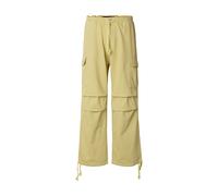 Cargohose 2Y PREMIUM "2Y Premium 2Y Premium Wide Pistachio Cargohosen", Herren, Gr. M, US-Größen, gelb (grün), 98% Baumwolle, 2% Elasthan, unifarben, loose fit, Hosen Cargohose (82207846-M) grün