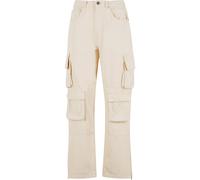 Cargohose 2Y STUDIOS "2Y Studios 2Y Kiran 4-Pocket Cargo Pants", Damen, Gr. 28, Normalgrößen, beige, 100% Baumwolle, unifarben, normal, Hosen Cargohose (84017325-28) beige