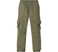 Cargohose 2Y STUDIOS "2Y Studios 2Y Taro Cargo Pants", Herren, Gr. 38, Normalgrößen, khaki, 100% Baumwolle, unifarben, normal, Hosen Cargohose (55659767-38) khaki