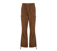 Cargohose 2Y STUDIOS "2Y Studios Lunas 2-Pocket Cargo Pants", Herren, Gr. 30, Normalgrößen, braun, 100% Baumwolle, unifarben, normal, Hosen Cargohose (57239631-30) braun