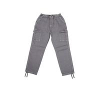 Cargohose 2Y STUDIOS "2Y Studios Lunas 2-Pocket Cargo Pants", Herren, Gr. 38, Normalgrößen, grau, 100% Baumwolle, unifarben, normal, Hosen Cargohose (22661006-38) grau