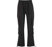 Cargohose 2Y STUDIOS "2Y Studios Oris Cargo Pants", Herren, Gr. 31, Normalgrößen, schwarz, 100% Baumwolle, unifarben, normal, Hosen Cargohose (90448415-31) schwarz