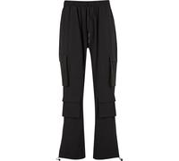 Cargohose 2Y STUDIOS "2Y Studios Oris Cargo Pants", Herren, Gr. 32, Normalgrößen, schwarz, 100% Baumwolle, unifarben, normal, Hosen Cargohose (90448415-32) schwarz