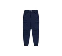 Cargohose ALPHA INDUSTRIES "Airman Pant", Damen, Gr. 34, Normalgrößen, blau (ultra navy), Obermaterial: 98% Baumwolle, 2% Elastan; Futter: 100% Baumwolle, Hosen Cargohose (31498525-34) ultra navy