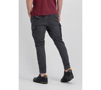 Cargohose ALPHA INDUSTRIES "Airman Pant", Herren, Gr. 31, Normalgrößen, grau (vintage grau), Obermaterial: 98% Baumwolle, 2% Elastan; Futter: 100% Baumwolle, Hosen Cargohose (69393768-31) vintage grau