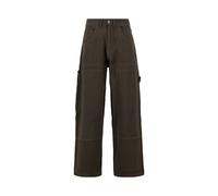 Cargohose ALPHA INDUSTRIES "Alpha Industries Men - Pants Carpenter Pant", Herren, Gr. 30, Normalgrößen, schwarz (schwarz olive), Obermaterial: 100% Baumwolle, Hosen (48195322-30) schwarz olive