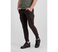 Cargohose ALPHA INDUSTRIES "Combat Pant", Herren, Gr. 30, Normalgrößen, braun (hunter braun), Obermaterial: 98% Baumwolle, 2% Elastan; Futter: 100% Baumwolle, Hosen Cargohose (18577247-30) hunter brau