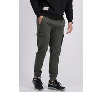 Alpha Industries Cotton Twill Jogger Freizeithose für Herren Greyblack
