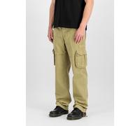 Cargohose ALPHA INDUSTRIES "Jet Pant", Herren, Gr. 32, Normalgrößen, grün (light olive), Obermaterial: 100% Baumwolle. Futter: 100% Baumwolle, Hosen Cargohose (47559562-32) light olive