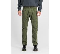 Alpha Industries Cargohose Lieutenant Damen Grün (Schwarz Olive) 98% Baumwolle, 2% Elastan Größe 32