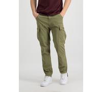 Cargohose ALPHA INDUSTRIES "Squad Pant", Herren, Gr. 29, Normalgrößen, grün (olive), Obermaterial: 98% Baumwolle, 2% Elastan; Futter: 100% Baumwolle, Hosen Cargohose (98693151-29) olive