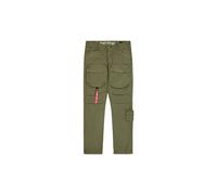 Cargohose ALPHA INDUSTRIES "Tactical Pant", Herren, Gr. 30, Normalgrößen, schwarz olive, Obermaterial: 100% Baumwolle, Hosen Cargohose (41550037-30) schwarz olive
