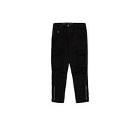 Cargohose ALPHA INDUSTRIES "Task Force Pant", Damen, Gr. 32, Normalgrößen, schwarz, Obermaterial: 98% Baumwolle, 2% Elastan, Hosen Cargohose (21548536-32) schwarz