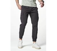 Cargohose AUTHENTIC LE JOGGER, Herren, Gr. 33, N-Gr, schwarz, Web, Obermaterial: 97% Baumwolle, 3% Elasthan, unifarben, regular fit lang, Hosen Cargohose, mit normaler Bundhöhe aus elastischer Baumwol