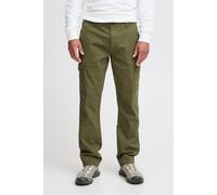 Cargohose BLEND "BHEDNAN cargo pants", Herren, Gr. 32, Länge 32, olive night, Web, 98% Baumwolle, 2% Elasthan, unifarben, normal normal, Hosen Cargohose, Moderne Cargohose mit Taschen (93614429-32) ol