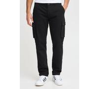 Cargohose BLEND "BHMBHKALLEN", Herren, Gr. 31, Länge 32, schwarz, Web, 99% Baumwolle, 1% Elasthan, unifarben, Basic, normal lang, Hosen, Moderne Cargohose mit Taschen (54603157-31) schwarz