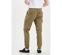Cargohose BLEND "BHNAN", Herren, Gr. 32, Länge 32, grün (olivgrün), Web, Obermaterial: 98% Baumwolle, 2% Elasthan, unifarben, normal normal, Hosen Cargohose (82072345-32)