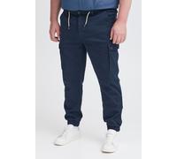 Cargohose BLEND "BHSellini Big & Tall", Herren, Gr. 6XL, US-Größen, blau (navy), Web, 98% Baumwolle, 2% Elasthan, unifarben, regular fit lang, Hosen, Big and Tall Cargohose Regular-Fit (32492011-6XL)