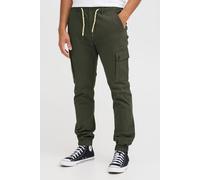 Cargohose BLEND "BHSellini", Herren, Gr. 30, Länge 34, dusty grün, Web, 98% Baumwolle, 2% Elasthan, unifarben, regular fit lang, Hosen Cargohose, Klassische Cargohose (28960456-30) dusty grün
