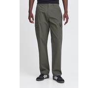 Cargohose BLEND "BHTimon", Herren, Gr. 31, Länge 34, iron gate, Twill, 98% Baumwolle, 2% Elasthan, unifarben, normal lang, Hosen Cargohose, Moderne Cargohose mit Taschen (20214968-31) iron gate