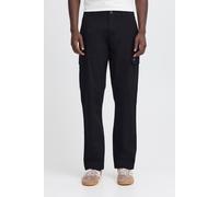 Cargohose BLEND "BHTimon", Herren, Gr. 33, Länge 34, schwarz, Twill, 98% Baumwolle, 2% Elasthan, unifarben, normal lang, Hosen Cargohose, Moderne Cargohose mit Taschen (83881851-33) schwarz