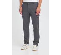 Cargohose BLEND "BHTira", Herren, Gr. 36, Länge 32, forged iron, Twill, 98% Baumwolle, 2% Elasthan, unifarben, normal lang, Hosen Cargohose, Moderne Cargohose mit Taschen (43984663-36) forged iron