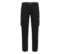 Cargohose BLEND "BHKallen", Herren, Gr. 30, Länge 34, schwarz, Web, 99% Baumwolle, 1% Elasthan, unifarben, Basic, normal lang, Hosen Cargohose, Moderne Cargohose mit Taschen (49308267-30) schwarz