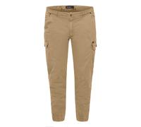 Cargohose BLEND "Cargohose BHNAN Big & Tall", Herren, Gr. 46, Länge 30, braun (sand braun), Obermaterial: 98% Baumwolle CO. 2% Elasthan EL., Hosen Cargohose (49201357-46) sand braun